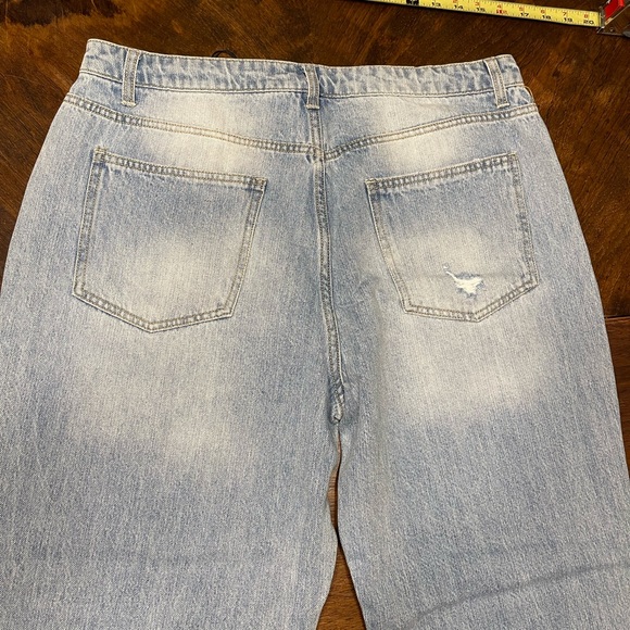 NoBo women’s jeans size 17 wide leg distressed NWT - Picture 13 of 14